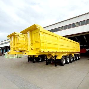 HYT Heavy Duty 6 Axle Steel Semi Trailer 100-200 Ton Stone Transportation Utility Tilt Equipment Dump Cargo <span class=keywords><strong>para</strong></span> la venta - Product Image 5