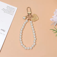 Gantungan Kunci Cangkang Mutiara Lucu, Gelang Manik-Manik, Ornamen Ponsel, Gantungan Tas, Aksesoris Kunci Mobil Kreatif