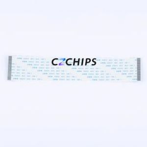 HX FFC-1.0-28P-150mm FFC Cable (Flexible Flat Cable) P=1mm Connector 28P 1mm 0.3mm Non-Inverting - Product Image 1