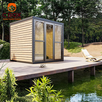 Cbox Maison Modulaire Détachable en Bois pour Resort, Forêt, Lac, Villa, Conteneur Amovible