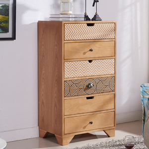 Mueble de Almacenamiento de Madera Maciza Moderno Hecho a Mano, Cómoda de Estilo Rústico para Dormitorio y Sala de Estar - Product Image 5