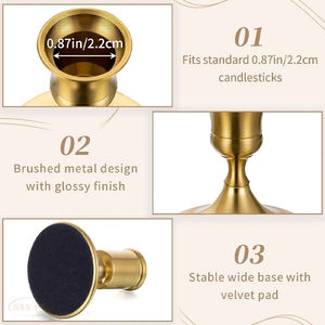 Semplice candelabro europeo ornamenti <span class=keywords><strong>natalizi</strong></span> san valentino a lume di candela cena atmosfera candelabro decorazione di nozze - Product Image 4