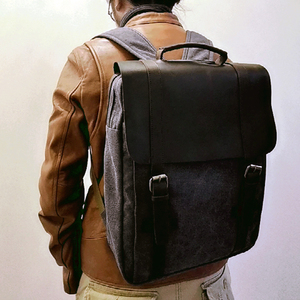 TF6820 Vintage Tessuto della Tela di canapa Affari <span class=keywords><strong>borsa</strong></span> Per <span class=keywords><strong>Notebook</strong></span> da <span class=keywords><strong>15.6</strong></span> pollici Zaino Del Computer Portatile Tablet PC Zaino - Product Image 2