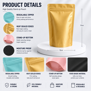 Wholesale High Quality Custom Printed Stand up Pouch <b>Bag</b> Stand up <b>Zip</b> Lock Pouch for Food Packaging <b>Bag</b> - Product Image 2