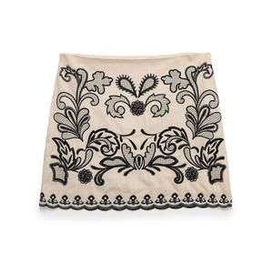 שמלת קיץ של גברת האלטר הצוואר העליון רקום חצאית אפוד חצאית קילט שתי חתיכות קל שמלת אופנה בסגנון רחוב לנשים - Product Image 4