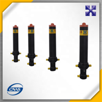 Crics hydrauliques télescopiques à 4 étages pour camions à benne