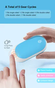 Aaoyun Tùy Chỉnh Xách Tay Tái Sử Dụng Điện Nóng Handwarmer Với Điện Thoại Di Động Ngân Hàng Với USB Có Thể Sạc Lại Hai Mặt Sưởi Ấm