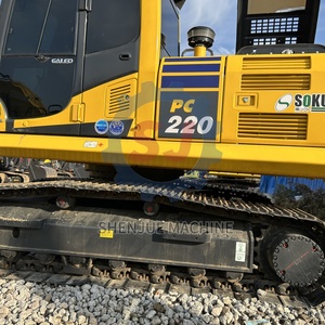 รถขุดไฮดรอลิกแบบตีนตะขาบ Komatsu PC220 มือสองของแท้จากญี่ปุ่น ขายดี คุณภาพสูง สภาพเหมือนใหม่ 88% - Product Image 3
