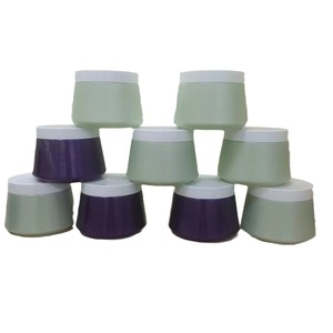 Pot en plastique PET soufflé <span class=keywords><strong>de</strong></span> 500g pour <span class=keywords><strong>masque</strong></span> et crème cosmétiques, avec bouchon, grande capacité, sérigraphié et peint par pulvérisation - Product Image 5