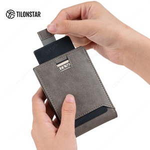 Tilonstar กระเป๋าเงินแนวตั้งแบบบางแบบบางสำหรับใส่นามบัตรแบบหนังที่ TVW102ออกแบบได้เอง - Product Image 3