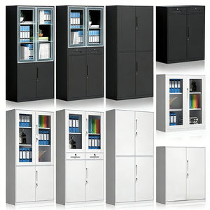 Armoire de classement de <span class=keywords><strong>bureau</strong></span> moderne en métal réglable avec porte vitrée, <span class=keywords><strong>casier</strong></span> de <span class=keywords><strong>rangement</strong></span> en acier pour <span class=keywords><strong>bureau</strong></span> à domicile - Product Image 6