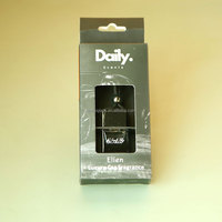Flacon diffuseur de parfum pour voiture en verre vide, forme carrée, avec bouchon à vis, 8 ml, aromathérapie, désodorisant et emballage standard