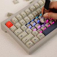 Teclado Mecánico EPOMAKER CIDOO V75 Pro 75% con Montaje Gasket, Inalámbrico Tri-Modo, Hot Swap, Aluminio CNC, Perilla RGB para Gaming
