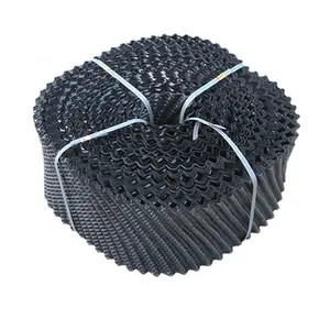 常用黑色圆形PVC水冷却塔填料