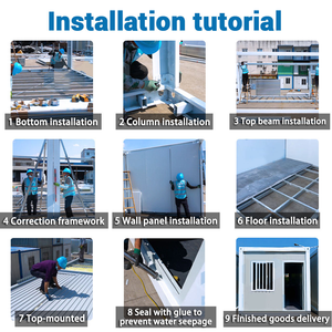 Sẵn Sàng Thực hiện 40ft Đúc Sẵn Nhanh Chóng Xây Dựng Nơi Cư Trú Modular Nhà Mini Di Động Ngoài Trời Cà Phê Cửa Hàng Container Phòng - Product Image 5