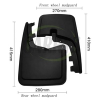 Para Ford F150 Original PP plástico delantero trasero guardabarros accesorios de protección contra salpicaduras