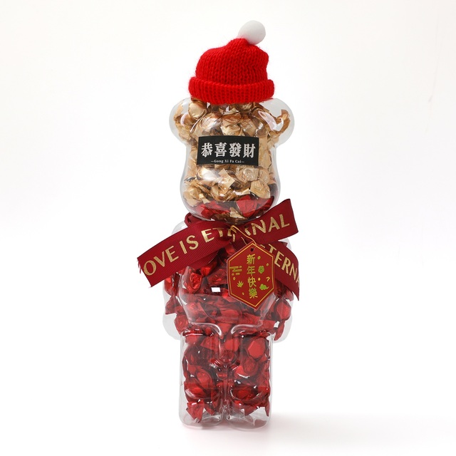 Bear Bottled Gummy Candy 83g/185g Multi-Colored Sweet & Fruity Flavor Sugar-Based Sour Gummy Candy