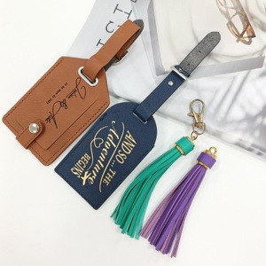 <span class=keywords><strong>Hot</strong></span> bán PU da Vòng da chính hãng hành lý tên <span class=keywords><strong>tag</strong></span> treo <span class=keywords><strong>tag</strong></span> - Product Image 6