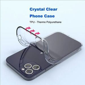 Funda Transparente para Teléfono, Carcasa Trasera Suave de TPU, para iPhone 16 15 14 13 12 11 Pro Max, Venta al Por Mayor - Product Image 4