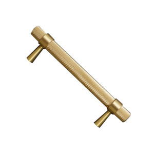 Northern American Style Long Gold Knurled Shake Hands Furniture Wardrobe Decoration Pulls Cabinet Door Handle and Knob