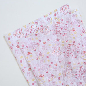 Papel de pera de nieve, papel suave para niñas, papel con diseño de flores pequeñas y frescas, papel de forro para ramos de flores, papel de fondo para cajas de regalo, papel de relleno. - Product Image 4