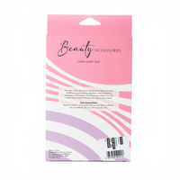Bonnet de Douche Bandeau Personnalisé Bonnet de Cheveux en Satin Serviette Boîtes d'Emballage