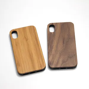 Telefoon Case Natuur Geïnspireerd Hout Cover Impact Resistant Matte Shell