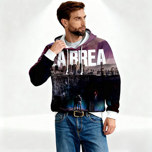 Vente directe d'usine de sweats à capuche de série télévisée imprimée chaude de nouveau design fournisseur de t-shirt de sweat-shirt de Chine - Product Image 1