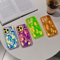 Housse de téléphone portable pour iPhone 16 Pro 15 promax 14 13 12 luxe Fluorescence lumineuse antichoc IMD coque arrière pour filles femmes