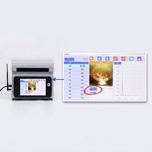 เครื่องวิเคราะห์โลหะมีค่าแบบตั้งโต๊ะ XRF Spectrometer X-MAY20 สำหรับตรวจสอบทองคำ เงิน แพลตตินัม ค่ากะรัต และการทดสอบองค์ประกอบ - Product Image 2