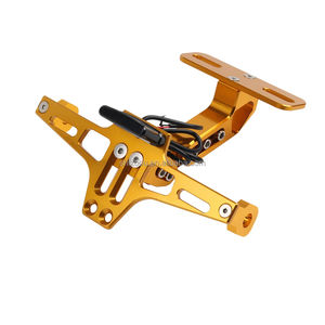 Señales de giro ajustables para motocicleta, marco de matrícula de aluminio CNC, soporte LED para Kawasaki Z1000 Kawasaki <span class=keywords><strong>Z800</strong></span> - Product Image 1