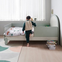 121379 Quanu Hot <strong>Selling</strong> Corner Rounding Protective Design Wood Kids <strong>Beds</strong> Modern Bedroom <strong>Best</strong> <strong>Bed</strong> <strong>for</strong> Kids