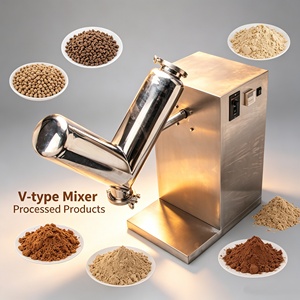 SS304 Stainless Steel Mini V-type Powder Mixing Machine 8L V Mixer Machine for <strong>Sugar</strong> Milk Herb Tea <strong>Ice</strong> <strong>Cream</strong> Powder Blending - Product Image 1