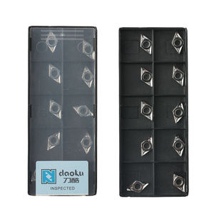 CNC Lathe biến chèn cvd tráng Carbide <span class=keywords><strong>inserts</strong></span> cho nhôm DCGT070204-TK hộp nhựa 10 cái/hộp OEM tùy chỉnh hỗ trợ - Product Image 3