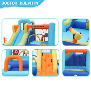 Château gonflable <span class=keywords><strong>de</strong></span> saut <span class=keywords><strong>de</strong></span> <span class=keywords><strong>Trampoline</strong></span> à glissière d'eau, <span class=keywords><strong>jeux</strong></span> <span class=keywords><strong>de</strong></span> <span class=keywords><strong>balle</strong></span> avec Double pistolet à eau - Product Image 3