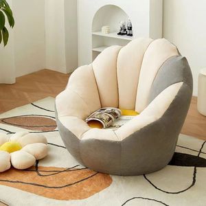 Lazy Sofa Sleepable Bedroom Small Single Recliner Tatami <strong>Bean</strong> <strong>Bag</strong> Sofa Chair Human Dog Kennel Cotton Upholstery EPS Foam Fill - Product Image 2