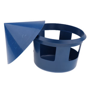 Gabbia per uccelli in plastica contenitore contenitore acqua di semi di cibo Dispenser per uccelli pappagalli pappagallino Cockatiel piccione - Product Image 4