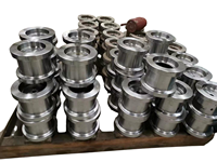 Ensemble de roues de grue Konecranes Style 10T 20T, roue motrice et roue passive, chariot de fin de traînée, en fonte ductile haute résistance, haute capacité de charge