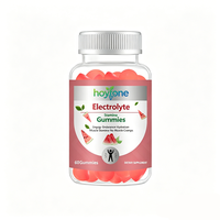 Gummies Énergisantes OEM aux Électrolytes et Minéraux Ionsiques, à l'Eau de Coco et à la Pastèque, pour l'Hydratation, l'Énergie et la Récupération Musculaire, Véganes pour Adultes