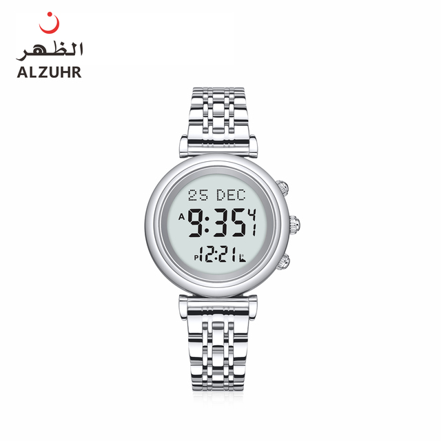 New Design Muslim Holy Gift Reminder Alfajr Prayer Watch With Qur'An Bookmark