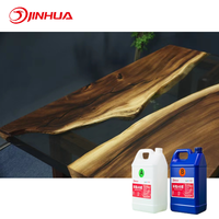 Pas cher Profonde Incroyable Effacer Résine De Coulée Table Résines Comptoir Époxy Résine En Gros pour Woodpro Versant
