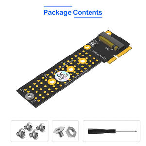 迷你PCI-e <span class=keywords><strong>M</strong></span>.2 <span class=keywords><strong>M</strong></span>键适配器NVMe固态硬盘转换器支持2230/2242/2260/2280工业电脑/台式机硬件扩展库存 - Product Image 6
