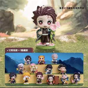 Caja Sorpresa Demon Slayer: Figuras de la Serie Flor de Nacimiento de 7-9cm, Adornos Coleccionables, Regalo para Fans del Anime - Product Image 2