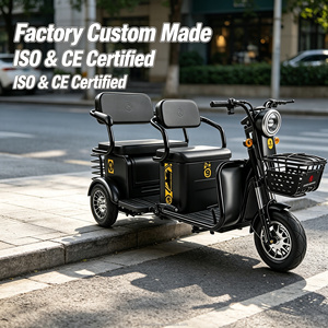 รถสามล้อไฟฟ้าขายดี รถสกู๊ตเตอร์สามล้อระยะไกล สะดวกและรวดเร็ว - Product Image 5