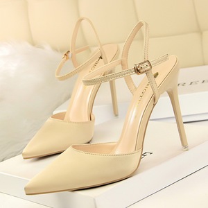 Zapatos de Tacón Alto Talon Femme 2025 de Alta Calidad con Punta Puntiaguda, Elegantes y a la Moda para Mujer, con Suela Roja - Product Image 3