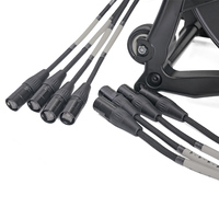 Yinyu SND103 Cat6 Korumalı Ethernet Yılan Kablo Tamburu, Sahne Aydınlatması ve LED Duvar için Alüminyum Makaralı