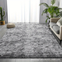 Alfombra Peluda de Color Sólido, Lavable a Máquina, para Dormitorio y Habitación Infantil