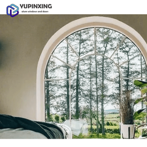 Puerta residencial de aluminio negro de Guangdong y ventanas de vidrio de imagen de diseño moderno de doble <span class=keywords><strong>Louvre</strong></span> a prueba de huracanes para casa - Product Image 5