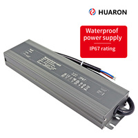 Fuente de Alimentación LED con Convertidor AC-DC en Caja de Aluminio Impermeable IP67, Salida de Voltaje Constante de 12V 24V, 3 Años de Garantía CE, Iluminación LED