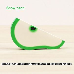 Mini 3D Artistic Creative Fruit Design <b>Memo</b> <b>Pad</b> Small Loose Leaf Message Paper for Kids - Product Image 6